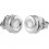 Pendientes de oro blanco (18K) con diamante