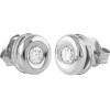 Pendientes de oro blanco (18K) con diamante