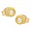 Pendientes de oro amarillo (18K) con diamante