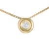 Colgante y cadena de oro 18K con diamante