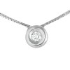 Colgante y cadena de oro 18K con diamante