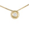 Colgante y cadena de oro 18K con diamante