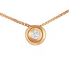 Colgante y cadena de oro 18K con diamante