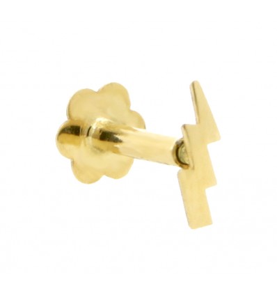 Piercing rayo de oro de 18K