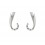 Pendientes de oro blanco (18K) con diamantes