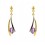 Pendientes de oro (18K) con amatistas