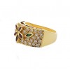 Sortija de oro 18K con diamantes outlet