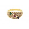 Anillo de oro 18K con diamantes descuento