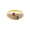 Sortija de oro 18K con diamantes en oferta