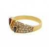 Sortija de oro 18K con diamantes descuento