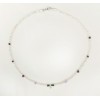 Collar de perlas y piedras