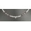 Collar de perlas y piedras de colores