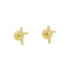 Pendientes de oro 18K forma de cruz