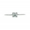 Anillo compromiso de oro de 18K