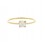Solitario de oro amarillo (18K)