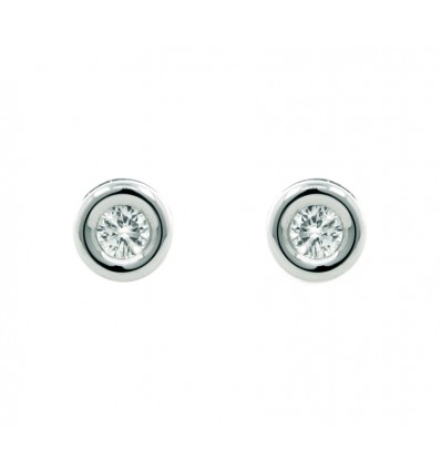 Pendientes de oro de 18K con diamantes