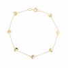 Pulsera oro 18K comunion lunas