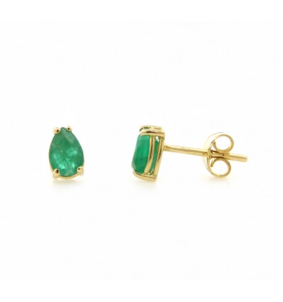 Pendientes de esmeraldas