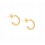 Pendientes de oro amarillo (18K) con circonita