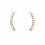 Pendientes de oro amarillo (18K) con circonita