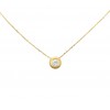 Colgante con cadena de oro amarillo (18K)