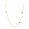 Cadena de oro 18K con detalles de oro blanco 18K