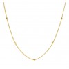 Cadena de oro 18K con bolitas