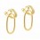 Pendientes de oro amarillo (18K)