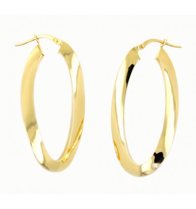 Criollas onduladas de oro amarillo