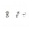Pendientes de oro blanco con diamantes