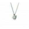 Colgante de diamantes con cadena