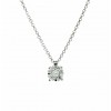 Colgante de diamantes con cadena oro