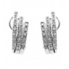 Pendientes de oro blanco con diamantes