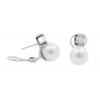 Pendientes tu y yo perlas y diamantes