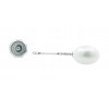 Pendientes novia desmontables brillantes y perlas