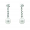 Pendientes novia desmontables diamantes
