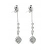 Pendientes largos brillantes