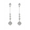 Pendientes largos diamantes