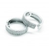 PENDIENTES de aro CON 102 DIAMANTES.