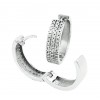 PENDIENTES TIPO CRIOLLAS CON DIAMANTES.