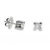 Pendientes diamantes cuatro garras