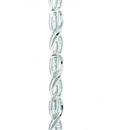 Pulsera diamantes talla baguette