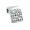 COLGANTE DE ORO BLANCO CON DIAMANTES.