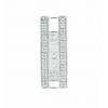 Colgante de oro blanco (18K) con diamante