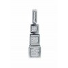 COLGANTE DE ORO BLANCO CON brillantes