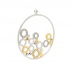 COLGANTE DE ORO BLANCO Y ORO AMARILLO CON DIAMANTES.