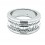 Sortija de oro blanco (18K) con diamante