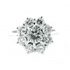 Anillo roseta diamantes