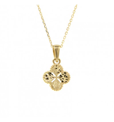 Colgante de la suerte de oro amarillo (18K) 