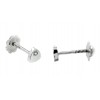 PENDIENTES BEBE DE ORO BLANCO DE CON DIAMANTES